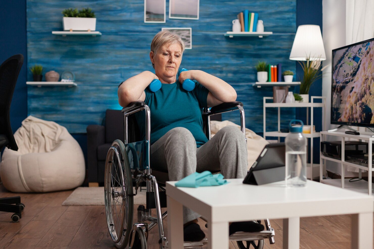Supportive care for a patient living with multiple sclerosis